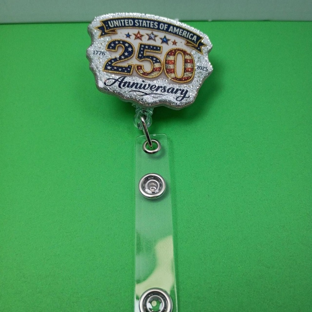 250th anniversary of the United States of America badge reel